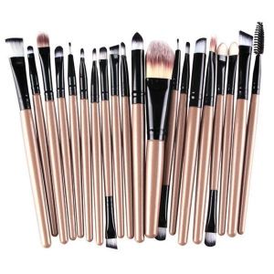 20Pcs Professional Makeup Brushes Cosmetic Synthetic Hair Brushes Kit Set