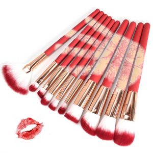 Luke classic online איפור 10pcs Thermal Color Changing Makeup Brushes Set Cosmetics Tools Kit