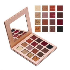 Luke classic online איפור IMAGIC 16 Colors Matte Shimmer Eyeshadow Palette Glitter Smoky Earth Color Eye Shadow Long-Lasting