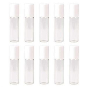 Luke classic online איפור 5ml Empty Clear Glass Roll on Bottles Refillable Roller Ball Essential Oil Liquid Bottle