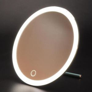 Luke classic online איפור USB LED Light Makeup Mirror Touch Screen Portable Magnifying Vanity Tabletop Lamp Cosmetic Mirror Make Up Tool
