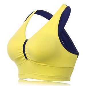 Cozy Criss-cross Professional Shakeproof Tops Wireless Breathable Sports Yoga Vest Bra
