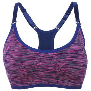 Adjustable Spaghetti Straps Seamless Professional Shakeproof Sports Bra Tank Top Sweat
