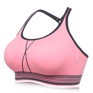 Full Coverage Shockproof Padded Wire Free Sports Bra For Running Yoga Fitness