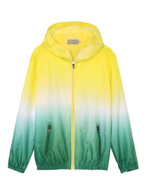Casual Women Hooded Gradient Sport Sun Protection Coat