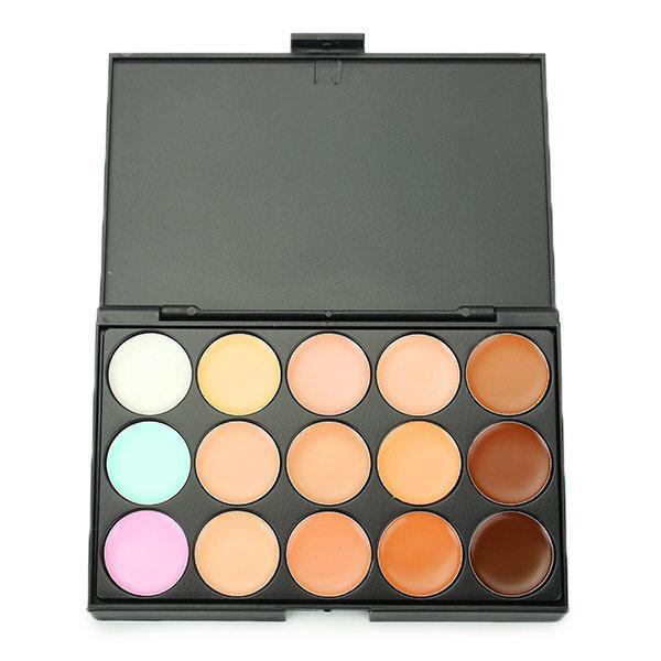 Luke classic online איפור LuckyFine 15 Colors Professional Makeup Facial Concealer Palette Dark Shadow Beauty Cosmetic