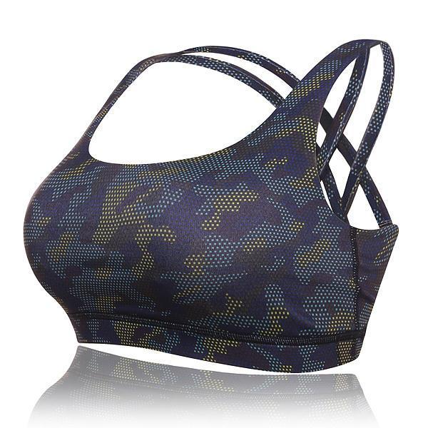 Luke classic online נשים Cross Beauty Back Shockproof Wireless Running Yoga Fitness Sports Bra Top