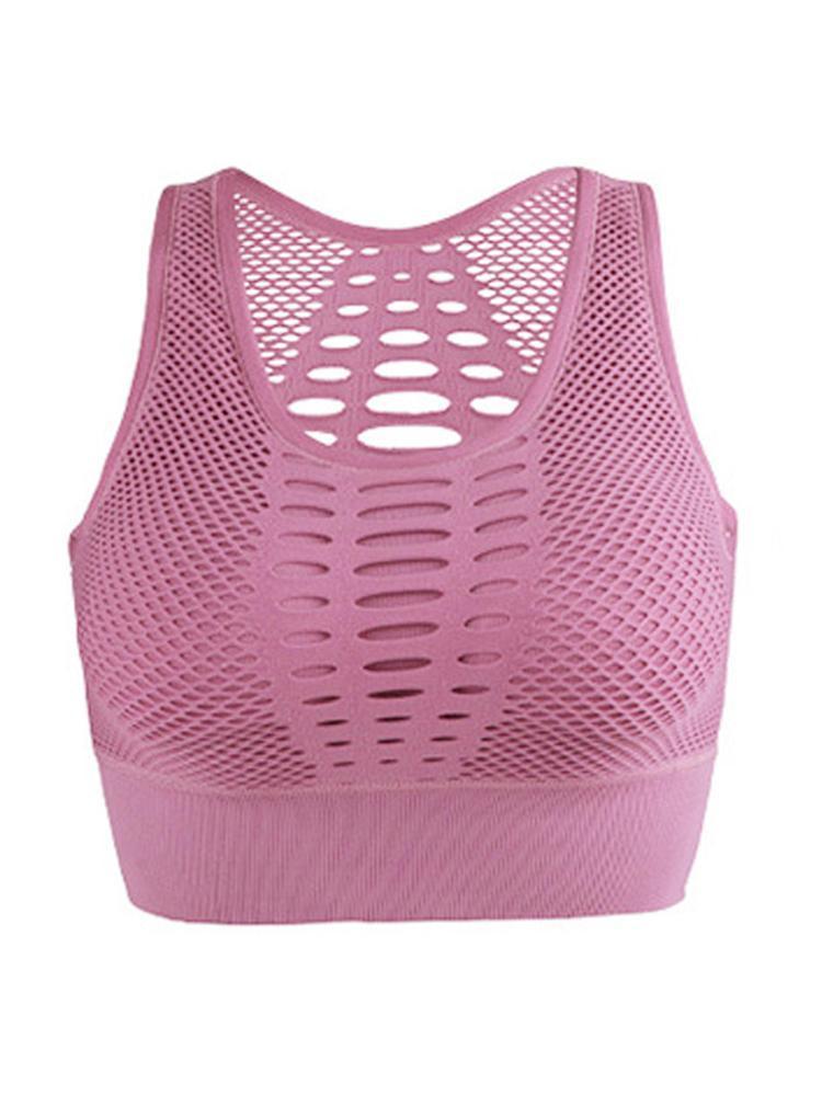 Luke classic online נשים Women Causal Hollow  Solid Color Yoga Running Sport Tank Bra