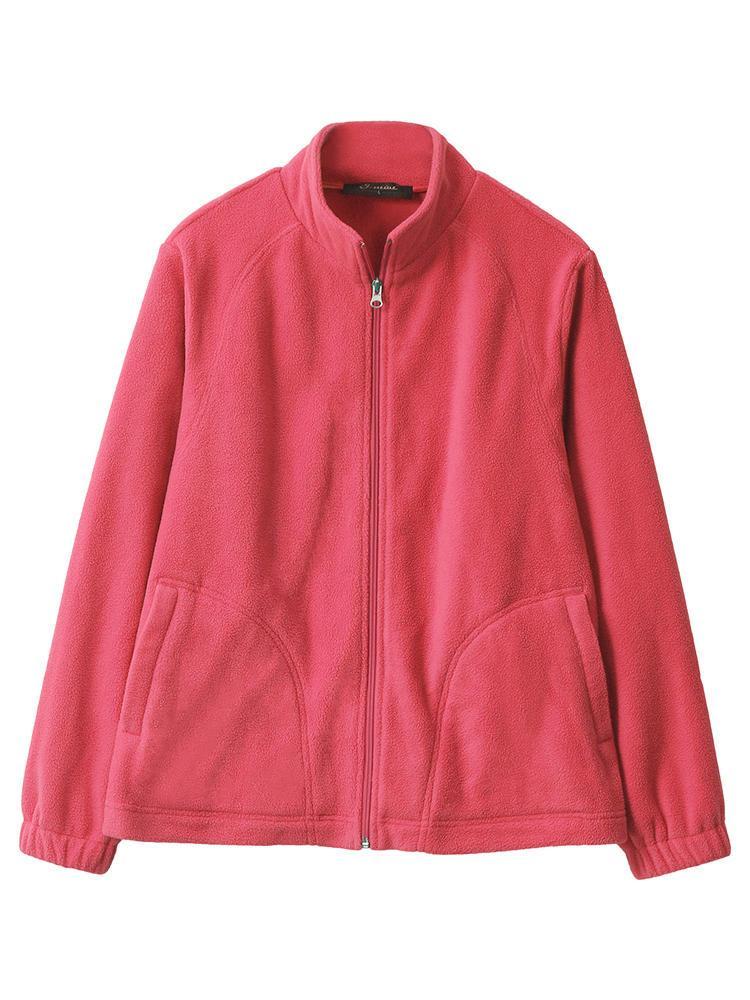 Luke classic online נשים Women Brief Zipper Turtleneck Long Sleeve Fleece Thermal Outdoor Coat