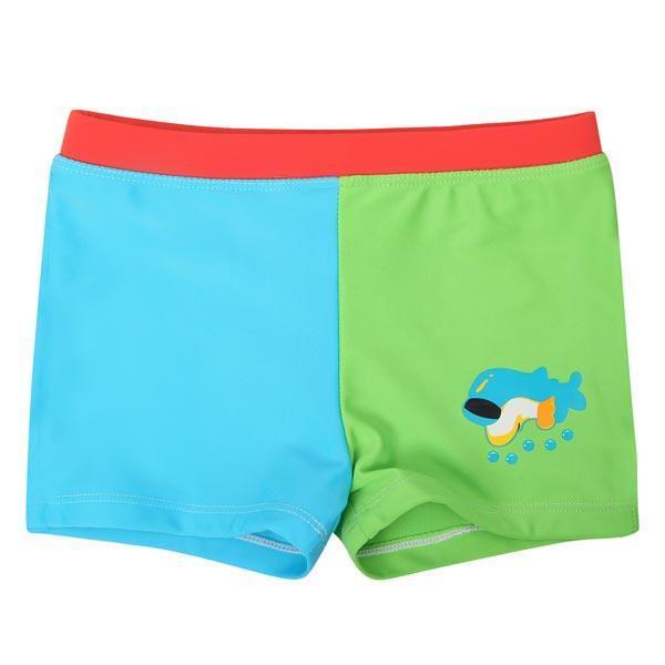 Luke classic online בגדי ילדים Baby Boys Kid Dolphin Cartoon Style Blue &amp; Green Swimming Trunks