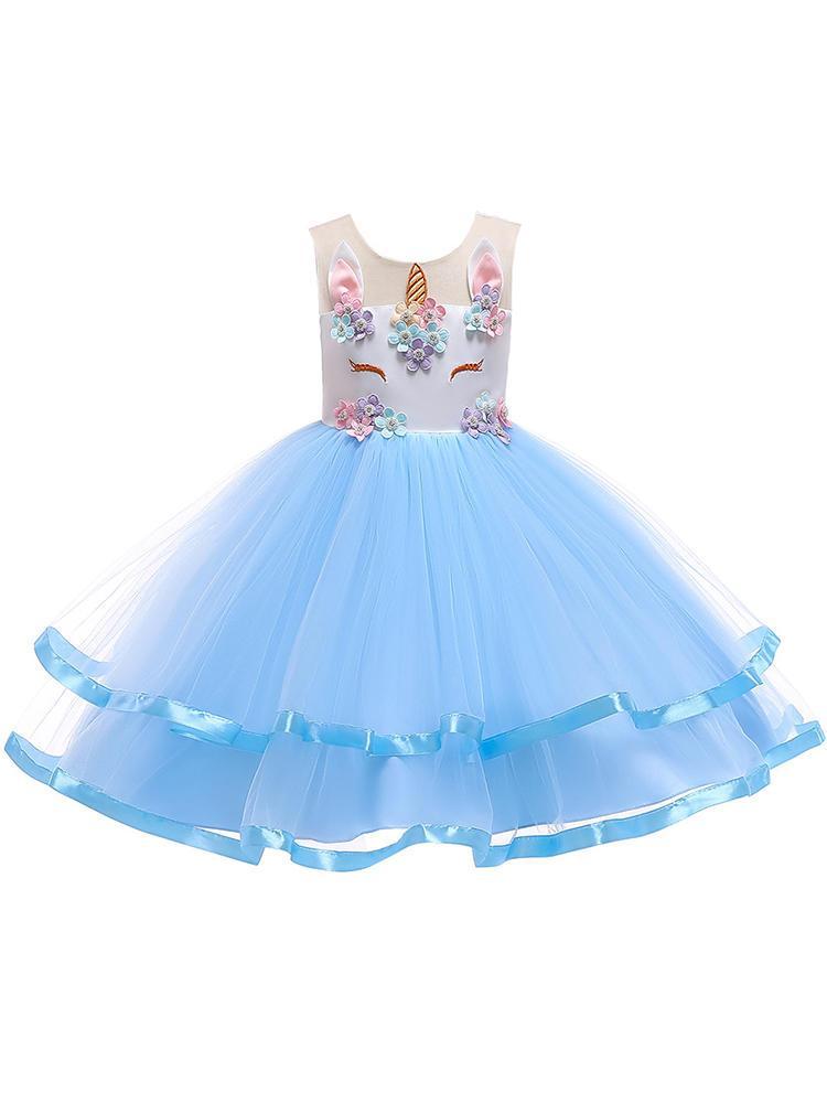 Luke classic online בגדי ילדים Children Girls Formal Wedding Princess Dress